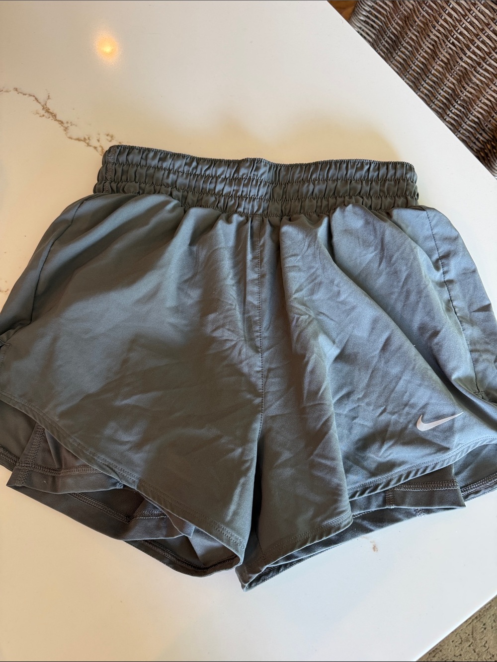 Nike shorts with built in short liner
